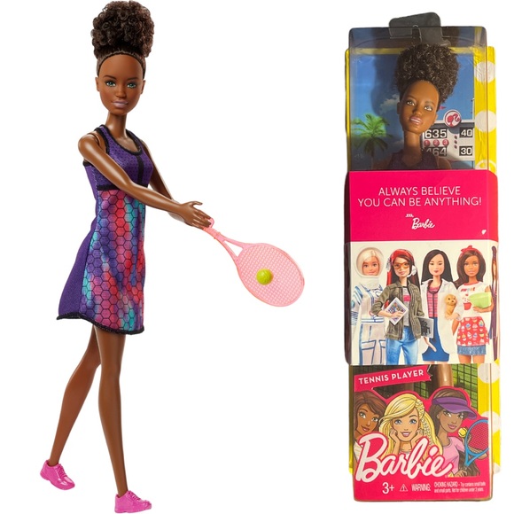 Barbie: African American Tennis Player 🎾 - Picture 3 of 10